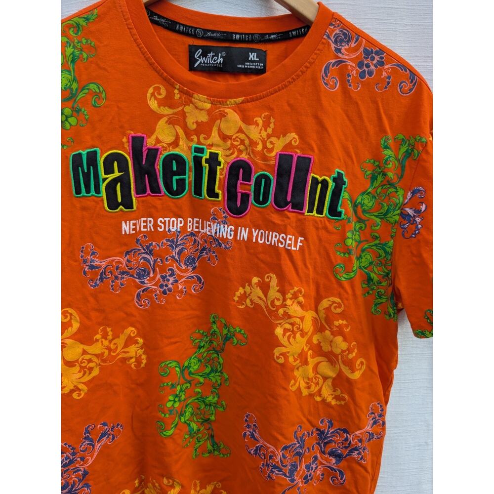 Switch Remarkable Make It Count Graphic Tee Shirt… - image 2